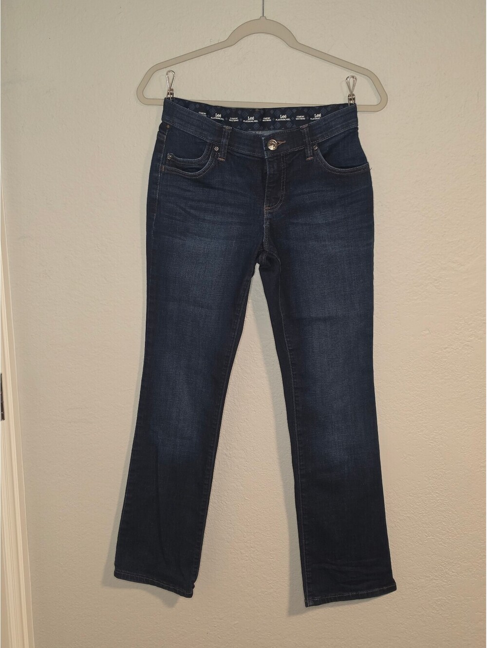 Lee Platinum Label Women's Dark Wash Bootcut Jeans with Comfort Waistband